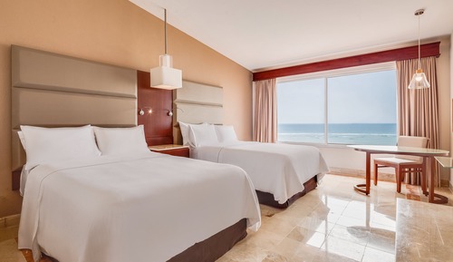 Deluxe Room, 2 Double Beds, Ocean View