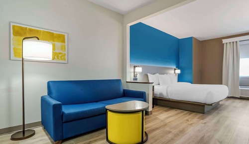 Suite, 1 King Bed with Sofa bed, Non Smoking, Jetted Tub