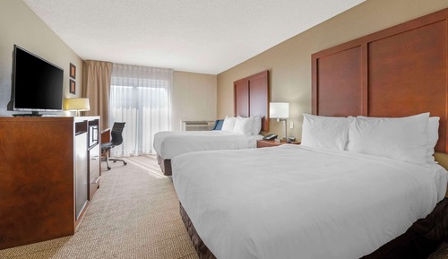 Double Room, 2 Double Beds, Non Smoking