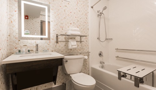 Premium Room, 1 Queen Bed, Hearing accessible with Tub