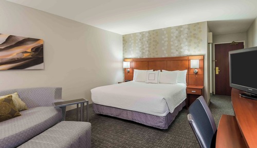 Room, 1 King Bed with Sofa bed (Hearing Accessible)
