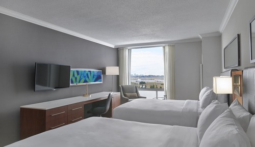 Room, 2 Double Beds, Accessible (Roll-In Shower)