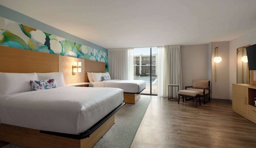 Room, 2 Queen Beds, Accessible, Non Smoking (Mobility, Bathtub w/ Grab Bars)