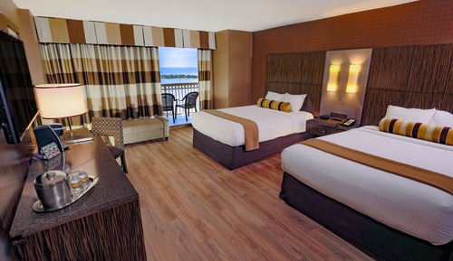 Luxury Room, 2 Queen Beds, Non Smoking, Terrace
