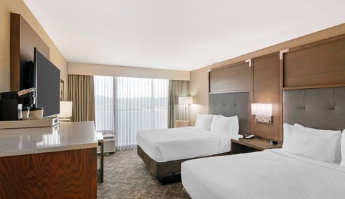 Standard Room, 2 Queen Beds, Non Smoking, Refrigerator & Microwave
