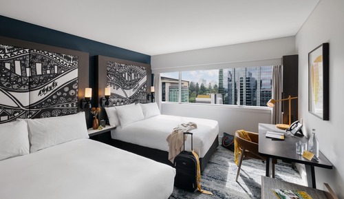 Standard Room, 2 Double Beds, River View