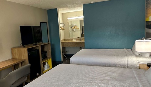 Double Room, 2 Double Beds, Smoking