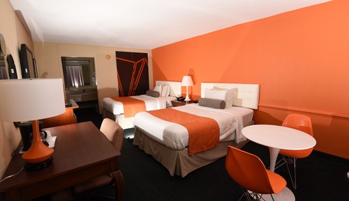 Room, 2 Double Beds, Smoking, Microwave