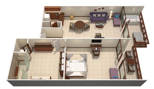 Westin, Suite, 1 Bedroom, Pool View