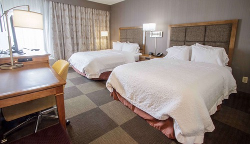 Two double beds non smoking