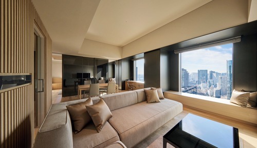 [For 4 People Use] Executive Floor Suite Twin Room  38F (with Lounge Access)