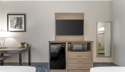 Standard Room, 2 Queen Beds, Non Smoking, Refrigerator & Microwave