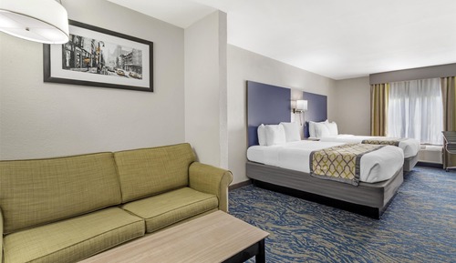 Standard Room, 2 Queen Beds, Non Smoking, Refrigerator & Microwave (with Sofabed)