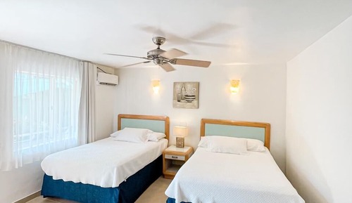 Standard Twin Room, 2 Double Beds, Balcony, Courtyard View