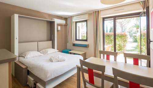 Studio 4 people - 1 sleeping alcove - Terrace or balcony