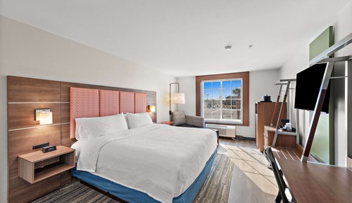 Room, 1 King Bed, Roll-in Shower