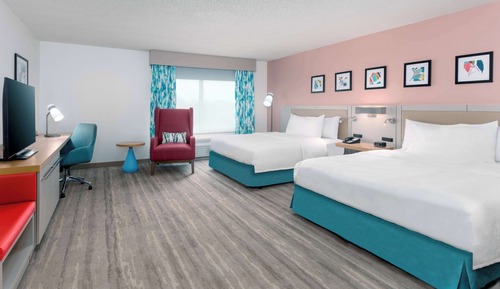 Room, 2 Queen Beds, Accessible (Mobility & Hearing, Roll-In Shower)