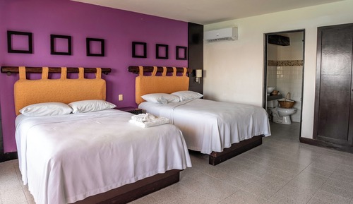 Standard Room, 2 Double Beds, Ocean View