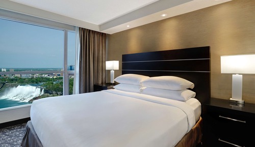 King Bed Premium with Sofa Bed and view of Niagara Falls & American Falls - Floor 30
