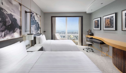 Deluxe Room, 2 Twin Beds, Sea View