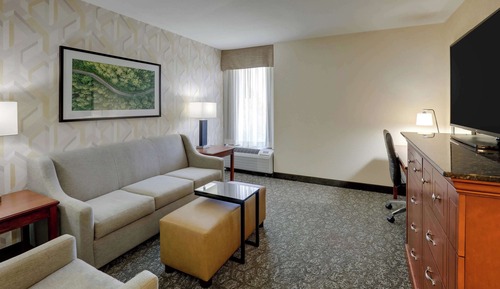 Suite, 1 King Bed with Sofa bed, Refrigerator & Microwave (Upper Floor)