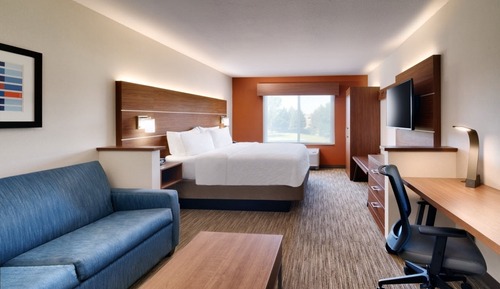 Suite, 1 King Bed, Accessible Bathtub (Mobility, Communication)