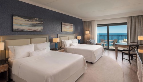 Deluxe Room, 2 Queen Beds, Non Smoking, Sea View