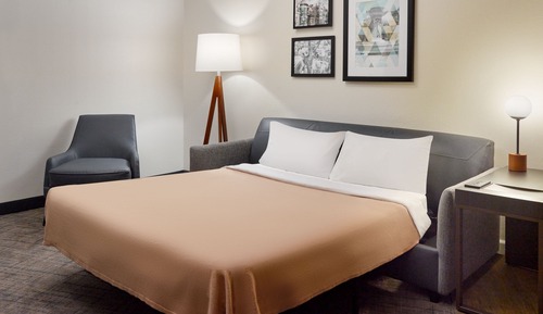 Studio, 1 Queen Bed with Sofa bed, Non Smoking (Hearing Accessible)