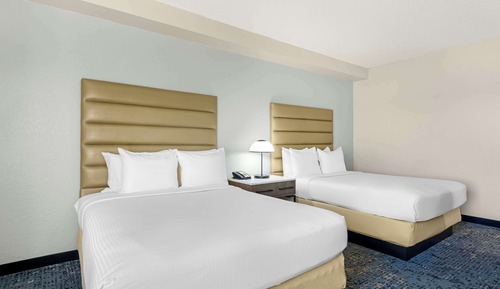 Standard Room, 2 Queen Beds, Non Smoking, Refrigerator & Microwave