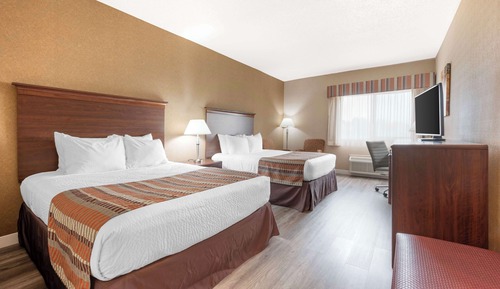 Standard Room, 2 Queen Beds, Non Smoking, Refrigerator & Microwave