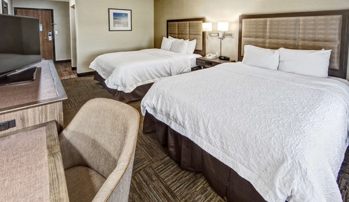 Room, 2 Queen Beds, Non Smoking, Refrigerator & Microwave