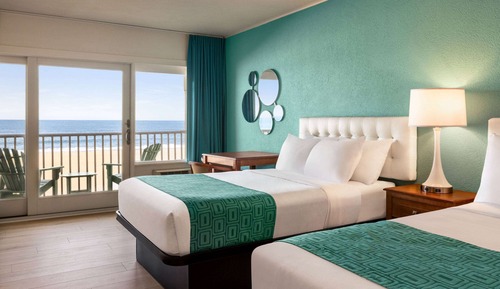 Room, 2 Double Beds, Non Smoking (Ocean Front View)