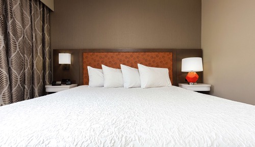 Suite, 1 King Bed with Sofa bed, Accessible (Mobility & Hearing, Roll-in Shower)