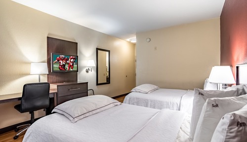 Premium Room, 2 Double Beds (Upgraded Bedding & Snack, Smoke Free)