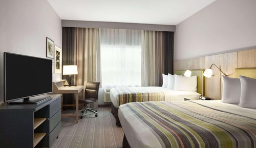 Studio Suite, 2 Queen Beds, Accessible, Non Smoking (Roll-in Shower)
