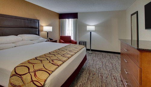 Deluxe Suite, 1 King Bed with Sofa bed, Refrigerator & Microwave (2 Rooms, Oversized, Upper Floor)