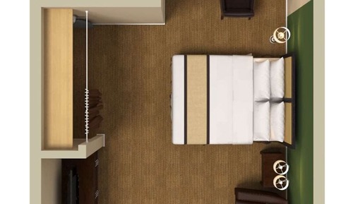 Deluxe Studio, 1 King Bed with Sofa bed, Smoking