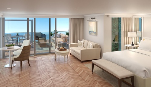 Suite, 1 King Bed, Accessible, Ocean View (Catalina)