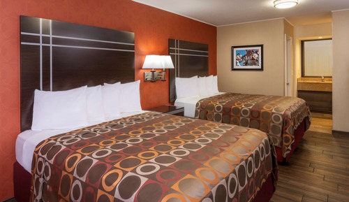Standard Room, 2 Queen Beds, Non Smoking, Refrigerator & Microwave