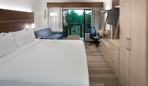Standard Room, 1 King Bed, Pool View (Walk-In Shower)