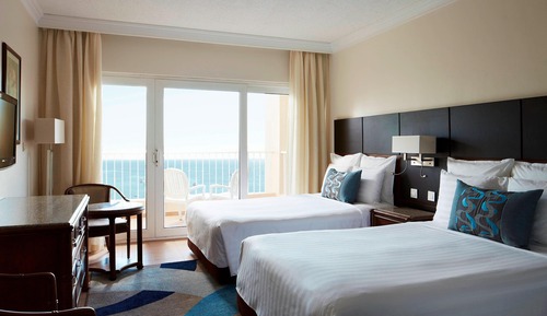 Standard Room, 2 Twin Beds, Balcony, Sea View