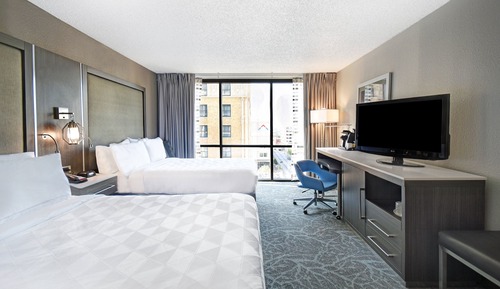 Standard Room, 2 Double Beds, City View