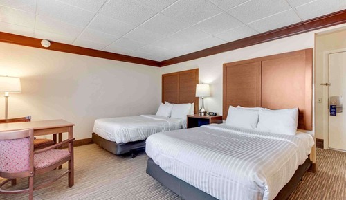 Standard Room, 2 Double Beds, Non Smoking, Refrigerator & Microwave (Movie View)