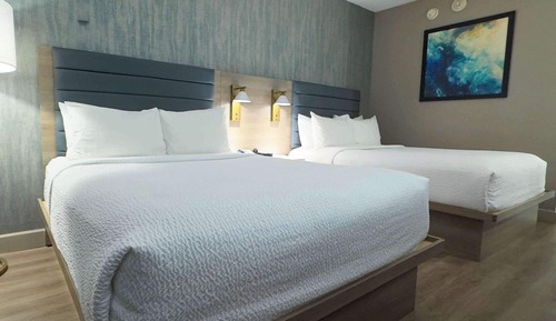 Room, 2 Double Beds, Non Smoking, Refrigerator & Microwave
