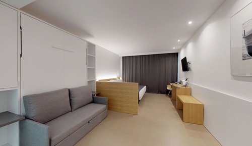 Quadruple Room, 1 Bedroom, Partial Ocean View