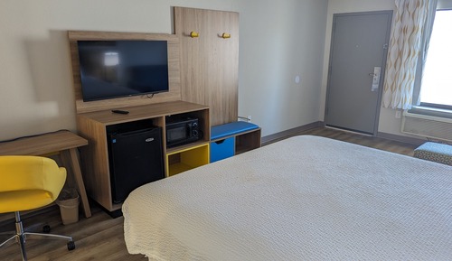 Suite, 1 King Bed, Refrigerator & Microwave