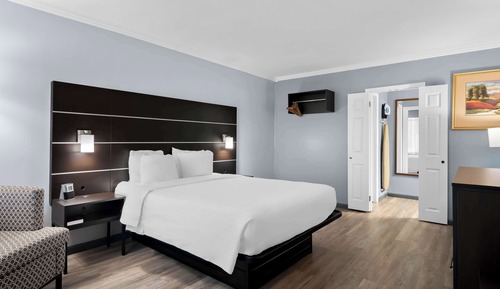 Business Room, 1 Queen Bed, Non Smoking, Refrigerator & Microwave