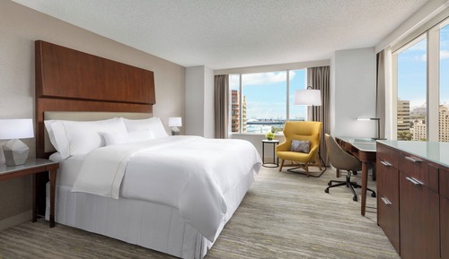 Room, 1 King Bed, Non Smoking (Mobility/Hearing Access, Roll-in Shwr)