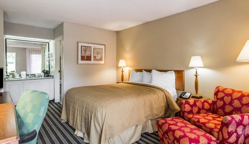 Room, 1 Queen Bed, Refrigerator & Microwave