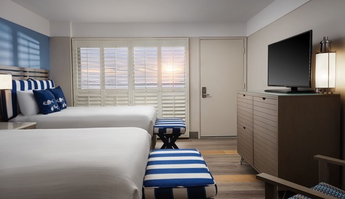 Room, 2 Double Beds, Garden View